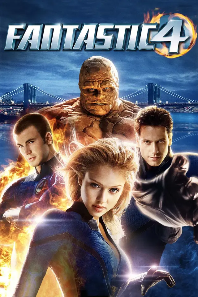 فیلم چهار شگفت انگیز 2005 (Fantastic Four) پوستر
