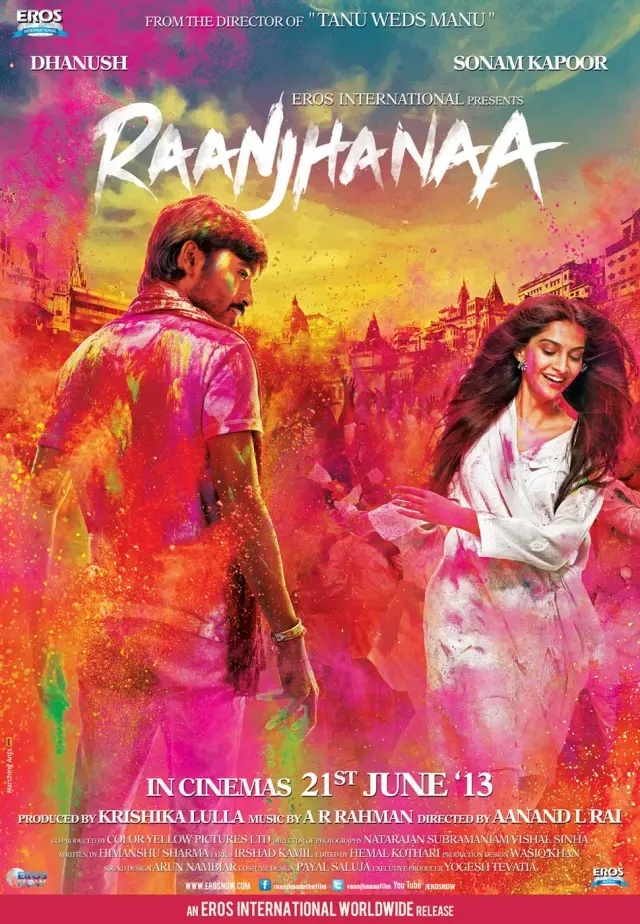فیلم دوست داشتنی 2013 (Raanjhanaa) پوستر