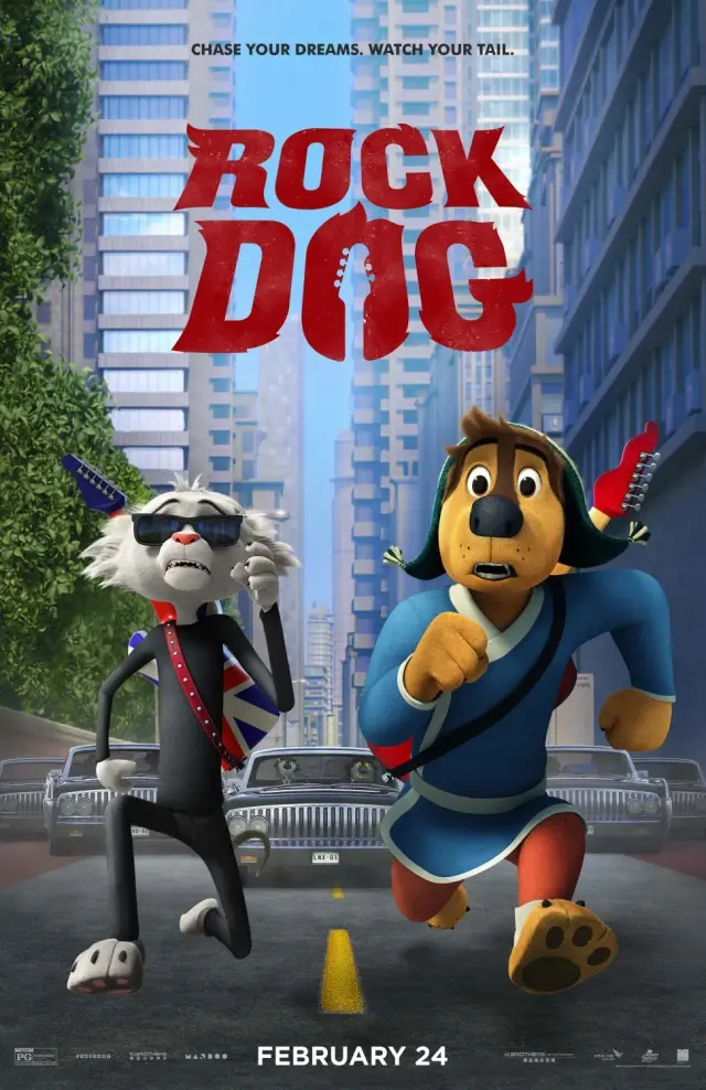 انیمیشن سگ آواز خوان (Rock Dog) پوستر