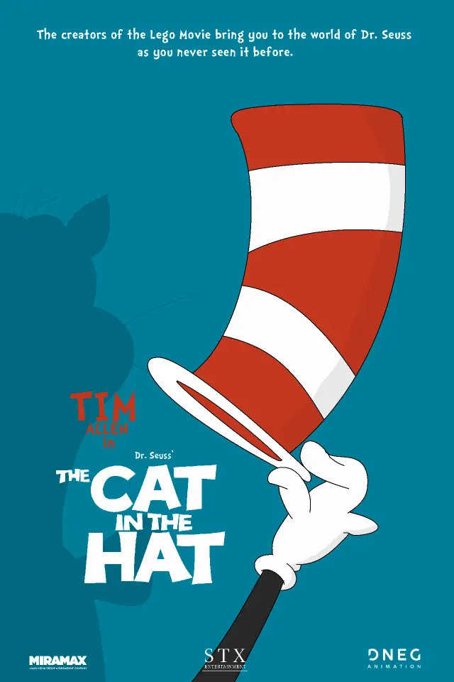 انیمیشن گربه کلاه به سر (The Cat in the Hat) پوستر