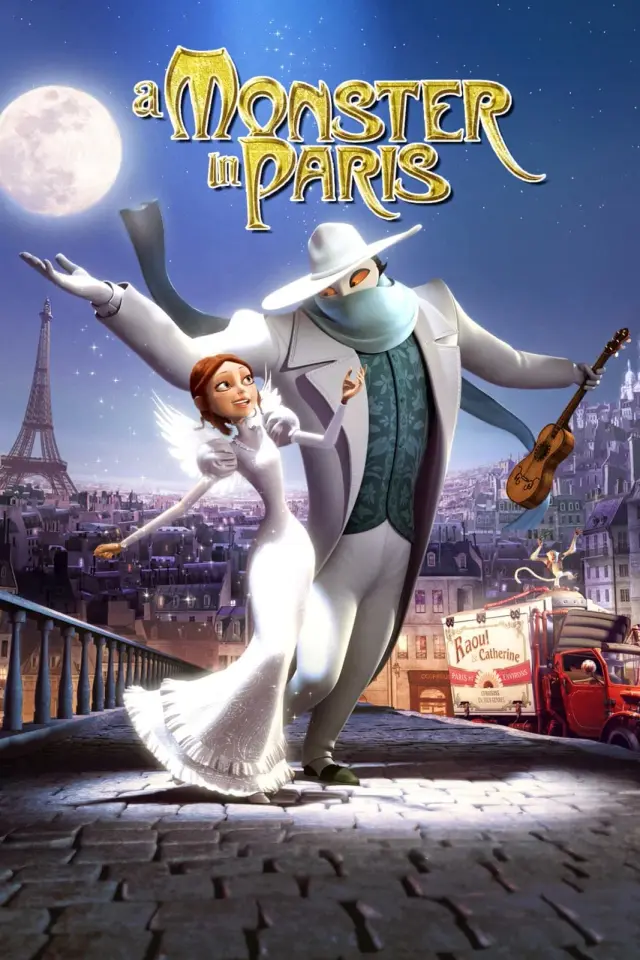 انیمیشن هیولایی در پاریس (A Monster in Paris) پوستر
