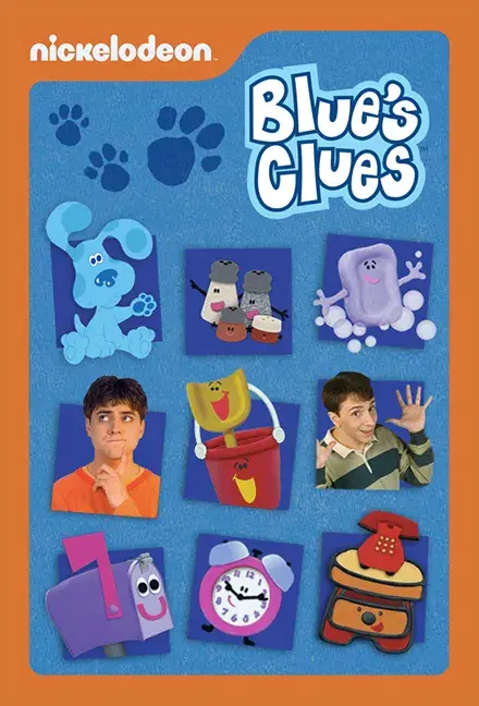انیمیشن رد پای آبی (Blue's Clues) پوستر
