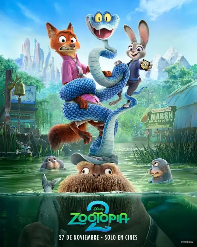 انیمیشن زوتوپیا ۲ (Zootopia 2) پوستر