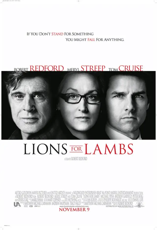 فیلم شیرها برای بره ها (Lions for Lambs) پوستر