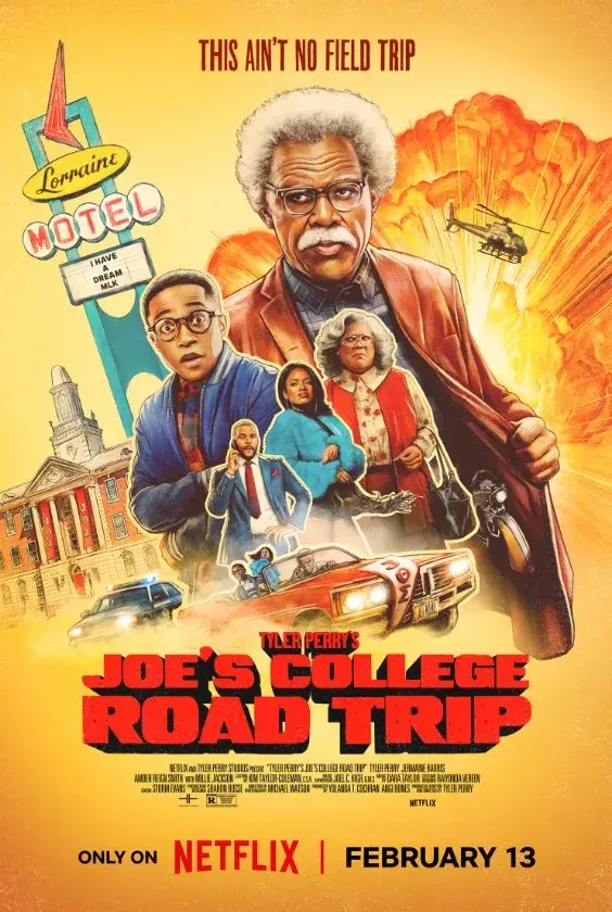 فیلم سفر جاده‌ای جو به کالج (Tyler Perry's Joe's College Road Trip) پوستر