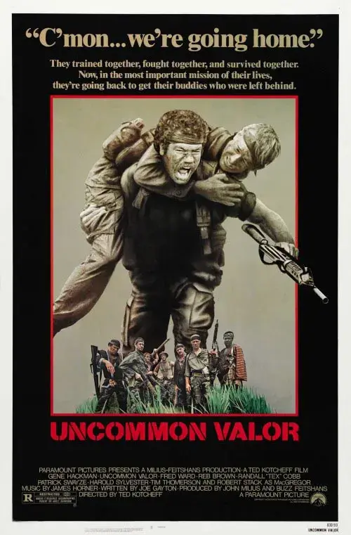 فیلم شجاعت غیرمعمول (Uncommon Valor) پوستر