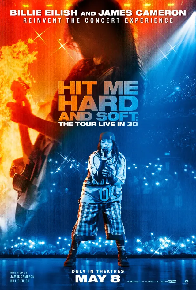 مستند بیلی آیلیش: به من سخت و نرم ضربه بزن - تور زنده به صورت سه بعدی (Billie Eilish: Hit Me Hard and Soft - The Tour Live in 3D) پوستر