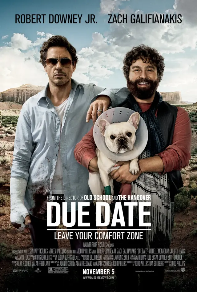 فیلم موعد مقرر (Due Date) پوستر