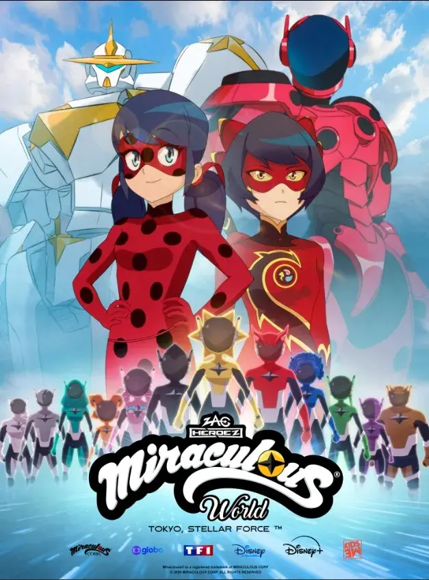 انیمیشن جهان خارق العاده: توکیو، یگان ستاره (Miraculous World: Tokyo, Stellar Force) پوستر