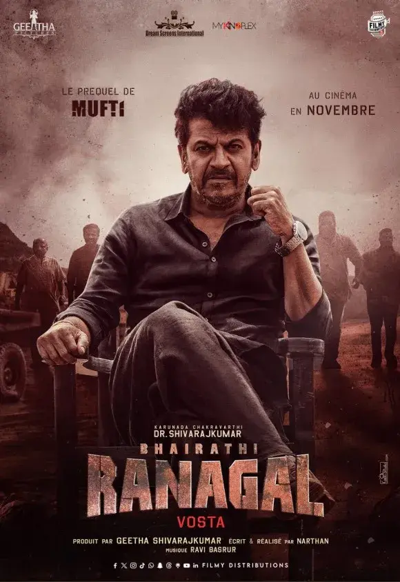 فیلم بهایراتی راگانال (Bhairathi Ranagal) پوستر