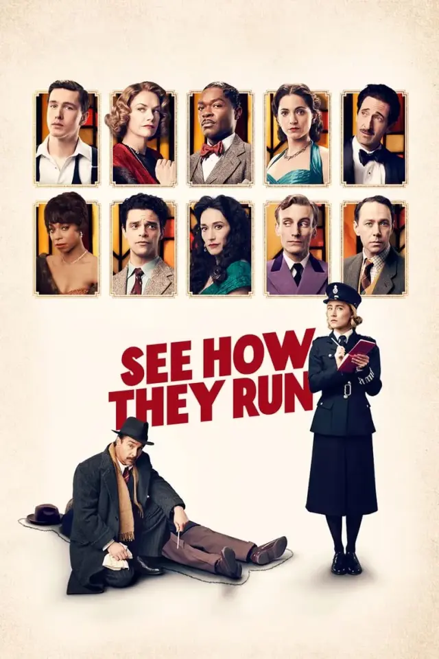 فیلم ببین چگونه می دوند (See How They Run) پوستر