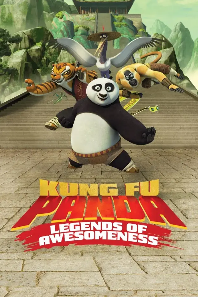 سریال پاندای کونگ فو کار: افسانه های شگفت انگیز (Kung Fu Panda: Legends of Awesomeness) پوستر
