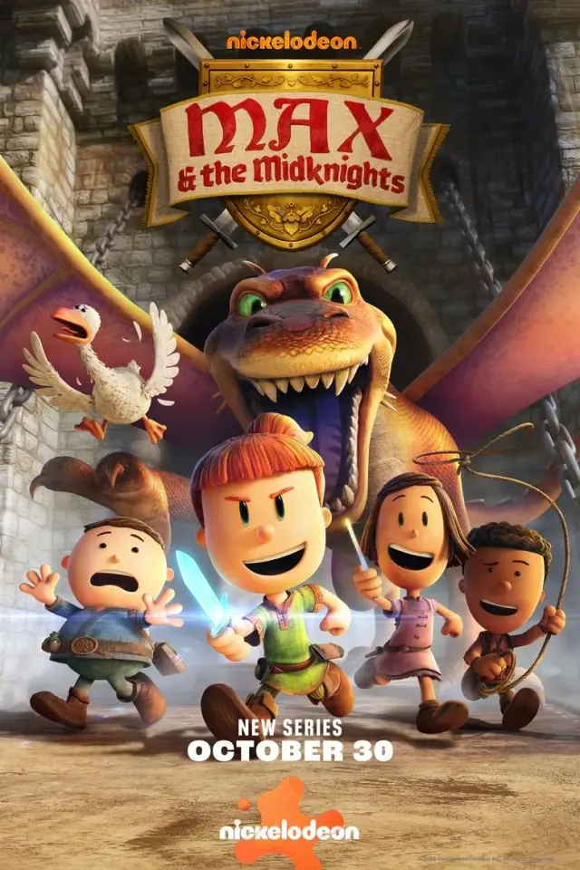 انیمیشن مکس و شوالیه ها (Max & the Midknights) پوستر