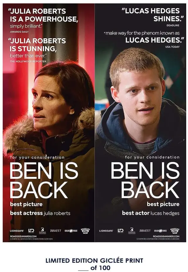 فیلم بن برگشته (Ben Is Back) پوستر