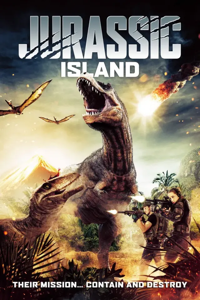 فیلم جزیره ژوراسیک 2022 (Jurassic Island) پوستر