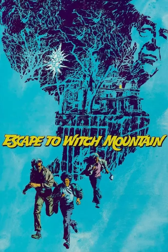 فیلم فرار به کوه های ویچ 1975 (Escape to Witch Mountain) پوستر