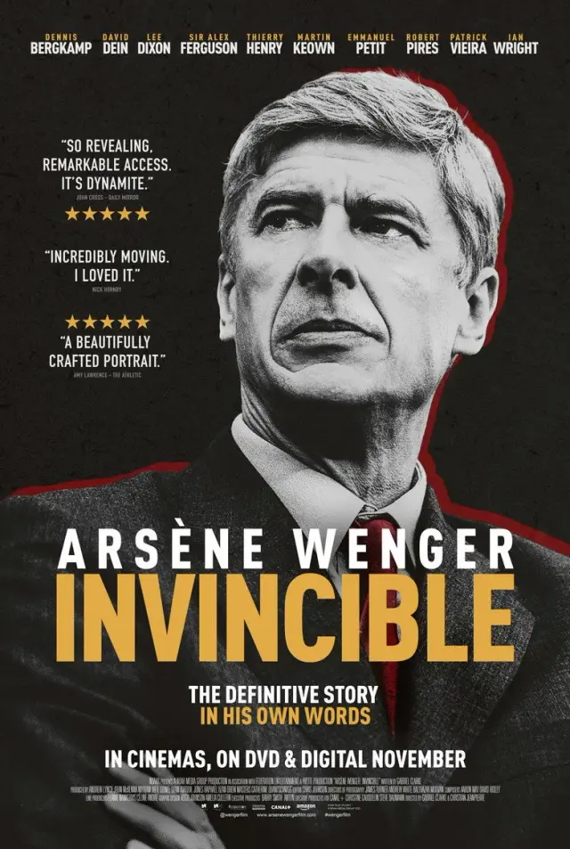 مستند آرسن ونگر: شکست ناپذیر (Arsène Wenger: Invincible) پوستر
