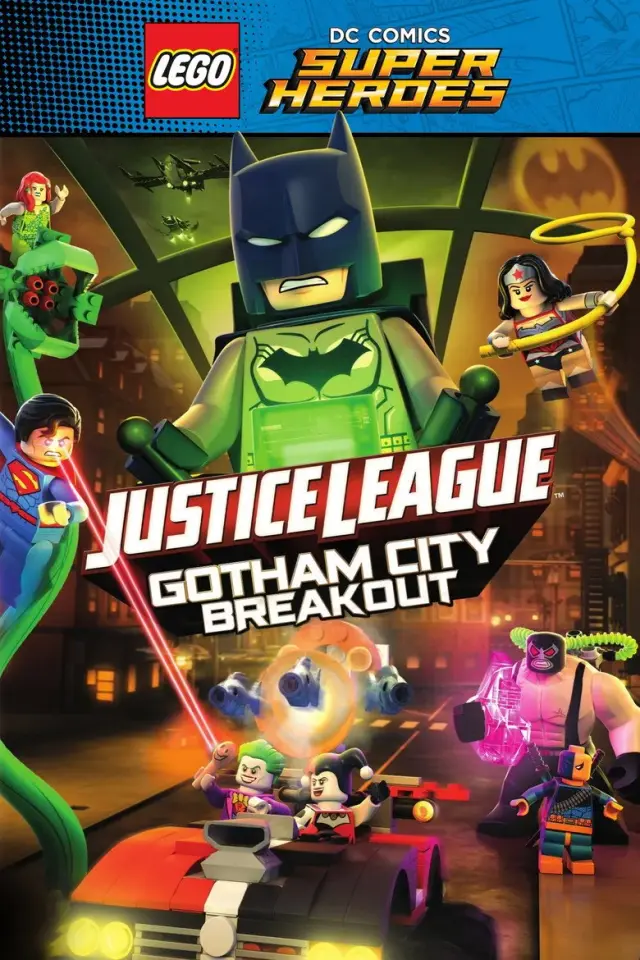 انیمیشن لگو لیگ عدالت: فروپاشی گاتهام (Lego DC Comics Superheroes: Justice League - Gotham City Breakout) پوستر