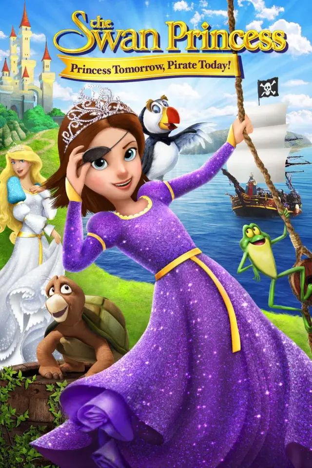 انیمیشن پرنسس قوها: پرنسس فردا، دزد دریایی امروز (The Swan Princess: Princess Tomorrow, Pirate Today!) پوستر