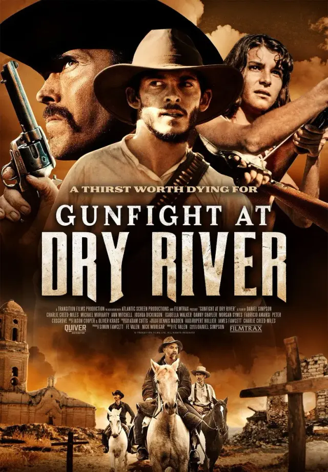 فیلم درگیری مسلحانه در درای ریور (Gunfight at Dry River) پوستر