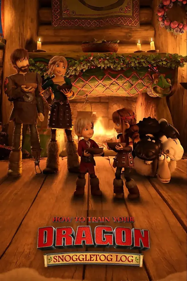 انیمیشن چگونه اژدهای خود را تربیت کنیم: اسناگلتاگ لاگ (How to Train Your Dragon: Snoggletog Log) پوستر