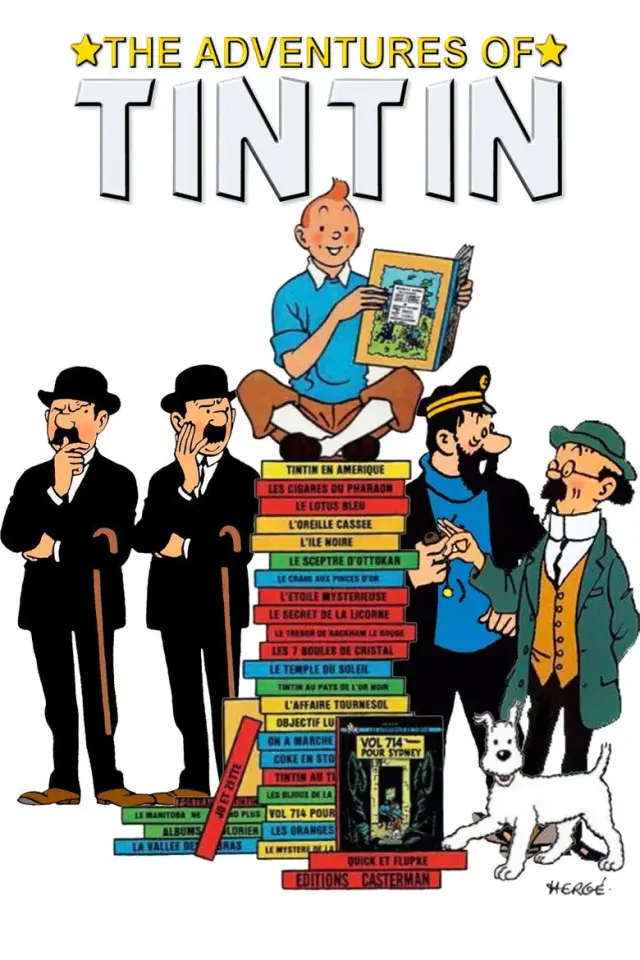 انیمیشن ماجراهای تن تن 1991 (The Adventures of Tintin) پوستر