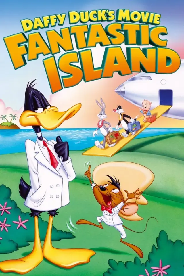 انیمیشن اردک ابله:جزیره ی خارق العاده (Daffy Duck's Movie: Fantastic Island) پوستر