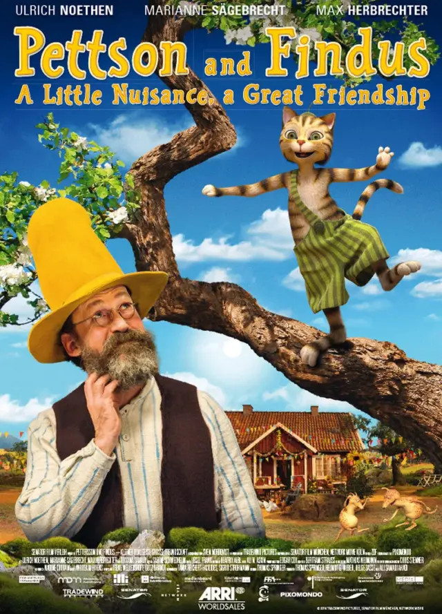 انیمیشن فیندوس گربه ماجراجو 2014 (Pettson and Findus: A Little Nuisance, a Great Friendship) پوستر