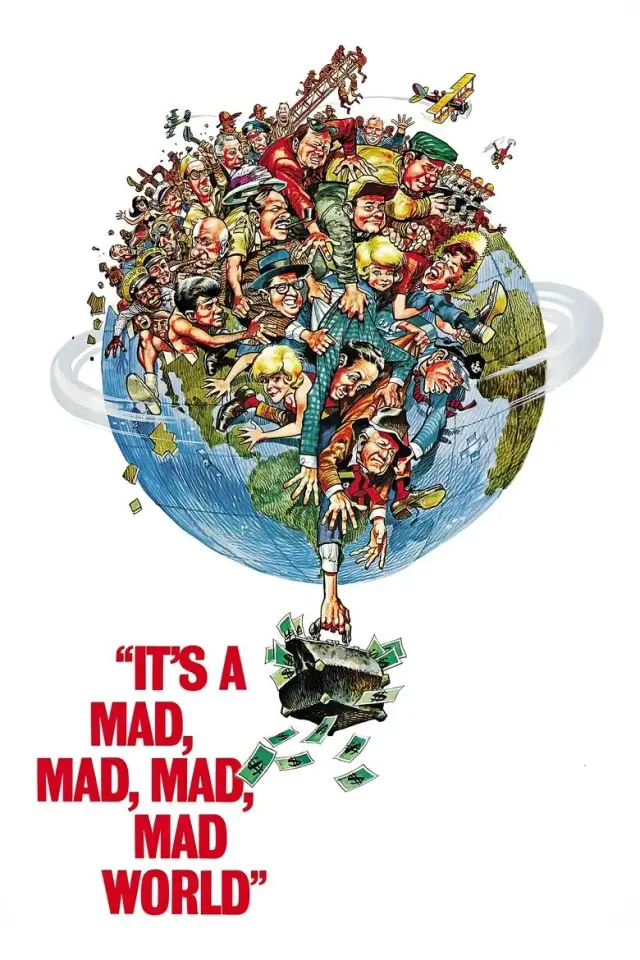 فیلم این یک دنیای دیوانه، دیوانه، دیوانه، دیوانه است (It's a Mad, Mad, Mad, Mad World) پوستر