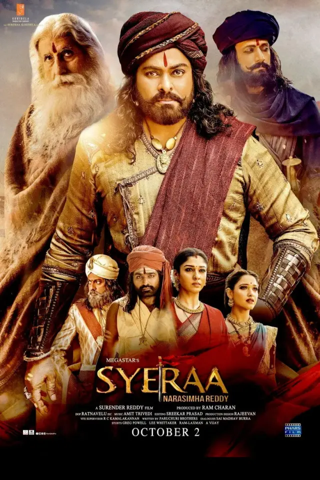 فیلم زنده باد ناراسیما ردی (Sye Raa Narasimha Reddy) پوستر