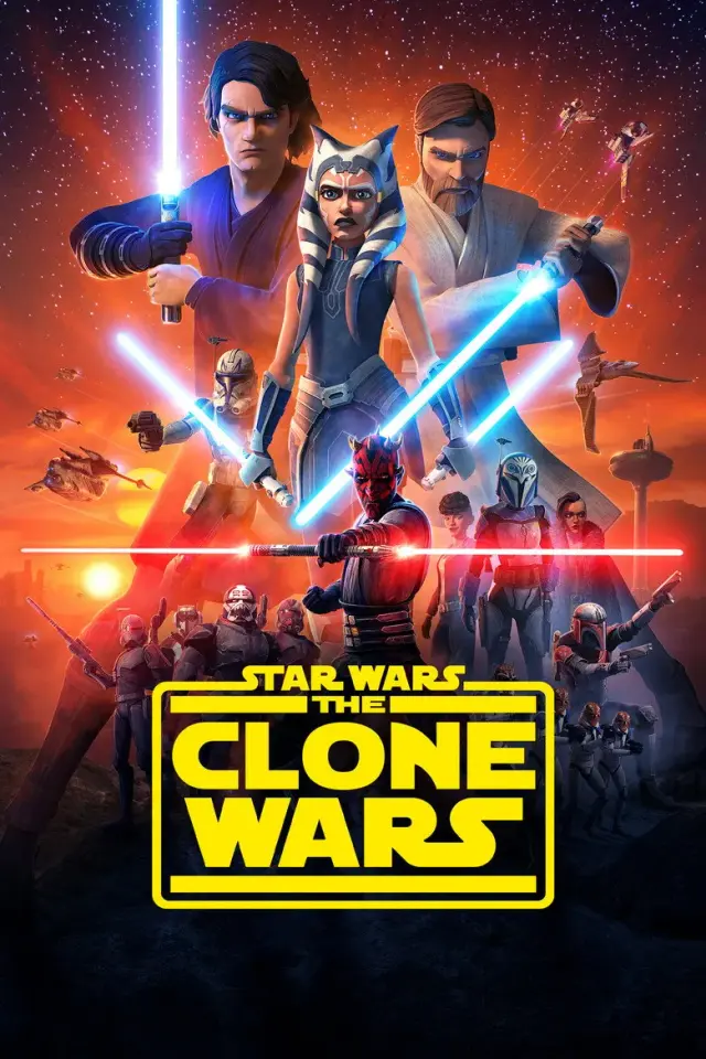 انیمیشن جنگ ستارگان: جنگ‌های کلون (Star Wars: The Clone Wars) پوستر