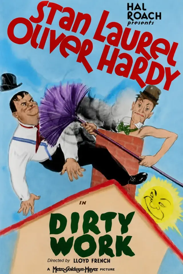 فیلم لورل و هاردی:کار کثیف (Dirty Work) پوستر