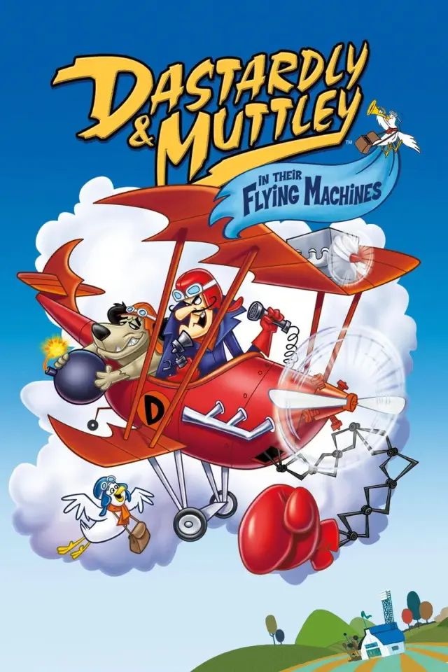 انیمیشن داستاردلی و ماتلی در ماشین پرنده (Dastardly and Muttley in Their Flying Machines) پوستر