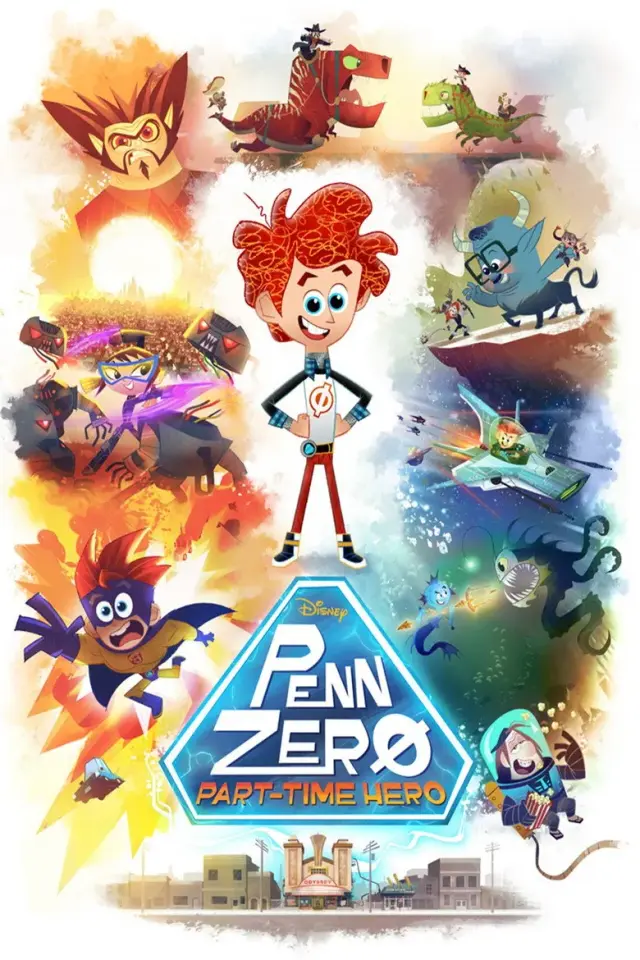انیمیشن پن زیرو: قهرمان پاره وقت (Penn Zero: Part-Time Hero) پوستر