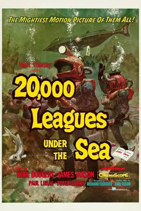 فیلم بیست هزار فرسنگ زیر دریا (20,000 Leagues Under the Sea) پوستر