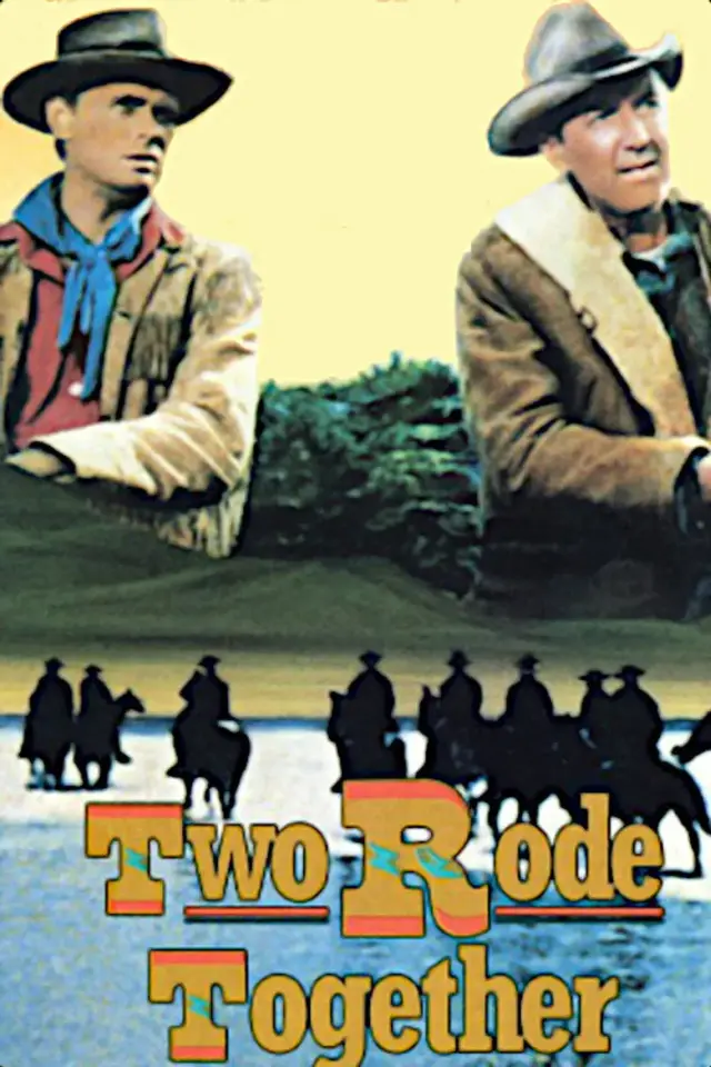 فیلم دو نفر با هم تاختند (Two Rode Together) پوستر